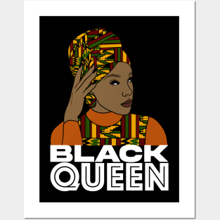 Black Queen Black Girl Magic Melanin Pride Black History Gift Posters and Art